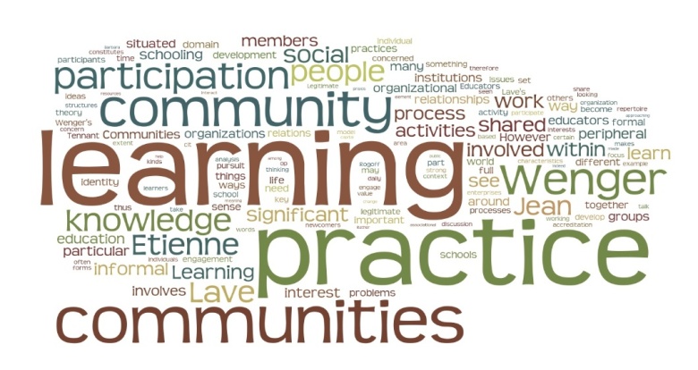 Wordle of Communities of Practice Article